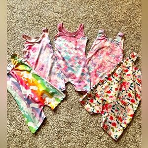 5 kids gymnastics/tumbling leotards